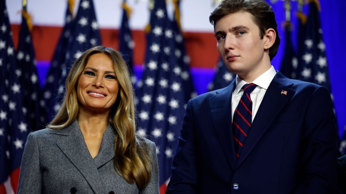 A glimpse at Melania as a young mom