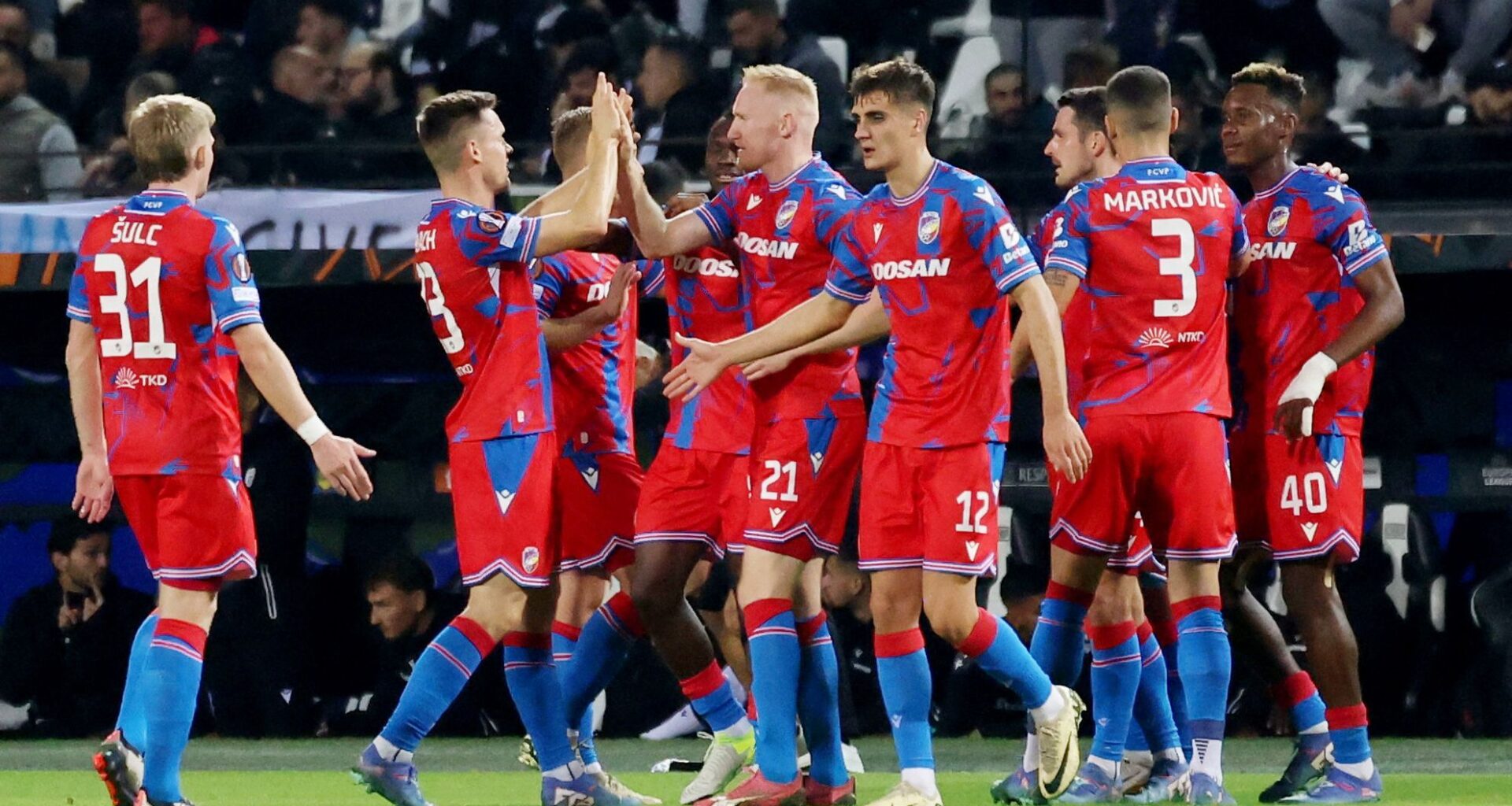 Plzeň gólem v závěru zdolala San Sebastian 2:1 a v hlavní fázi EL poprvé vyhrála