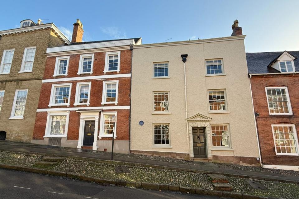 The 18th-century townhouse near Ludlow Castle where Mary stayed (Adam Batterbee)