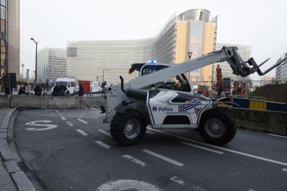 Aangekondigde verkeershinder door boerenbetoging in Brussel blijft uit