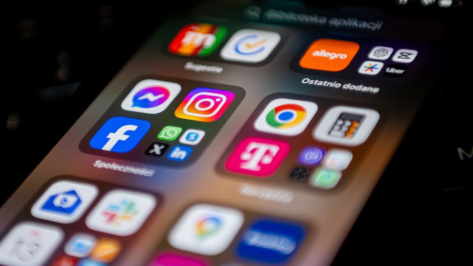 Social media apps subject to the proposed ban include Facebook, Instagram, Snapchat, Reddit and X. - Mateusz Slodkowski/SOPA Images/LightRocket/Getty Images