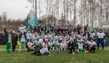 VIDEO JA FOTOD | Tallinna FCI Levadia tähistas Paides Eesti meistritiitlit