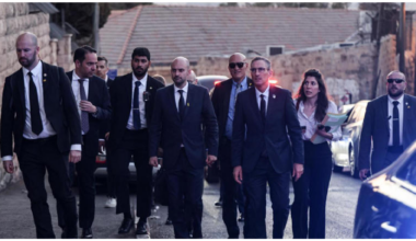 France's Foreign Minister, Jean-Noel Barrot, had been set to visit the church complex