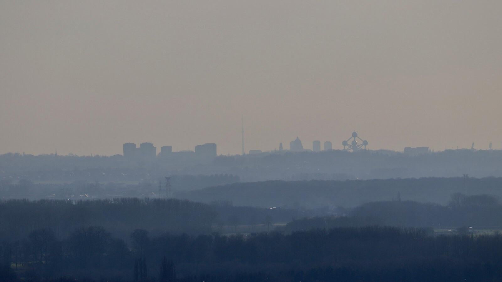 Can you find from where I took this distanced view of Brussels?