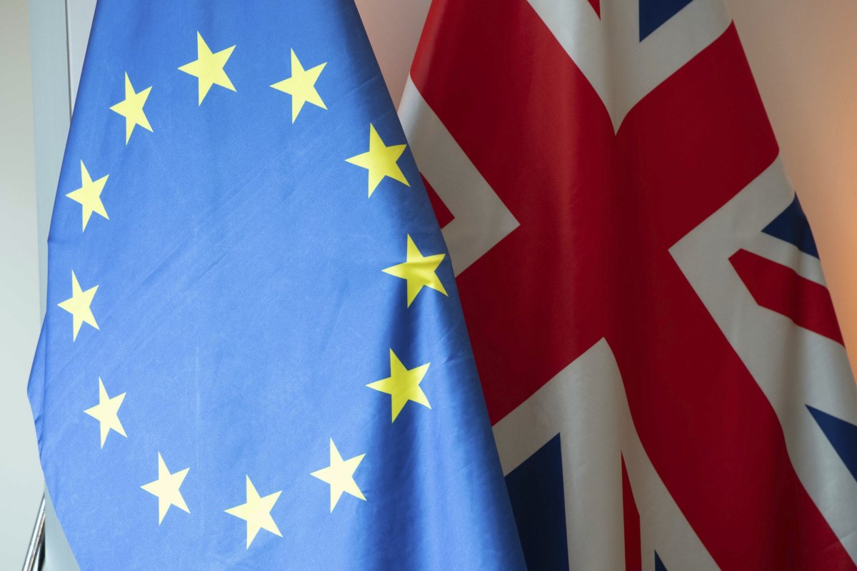 EU and UK Flags