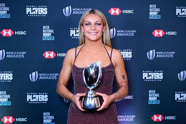 Ireland rugby star Erin King named Women’s Breakthrough Player of the Year at World Rugby awards