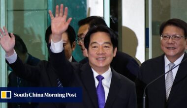 Taiwan’s William Lai arrives in Hawaii for 2-day US stop on way to South Pacific
