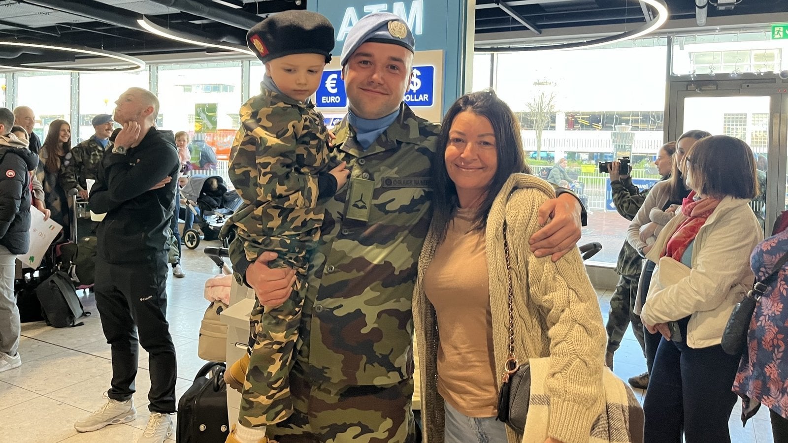 Joy for families as Irish peacekeepers arrive home from Lebanon