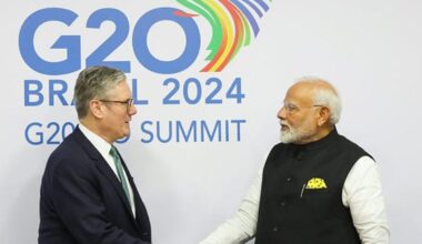 Narendra Modi- Keir Starmer