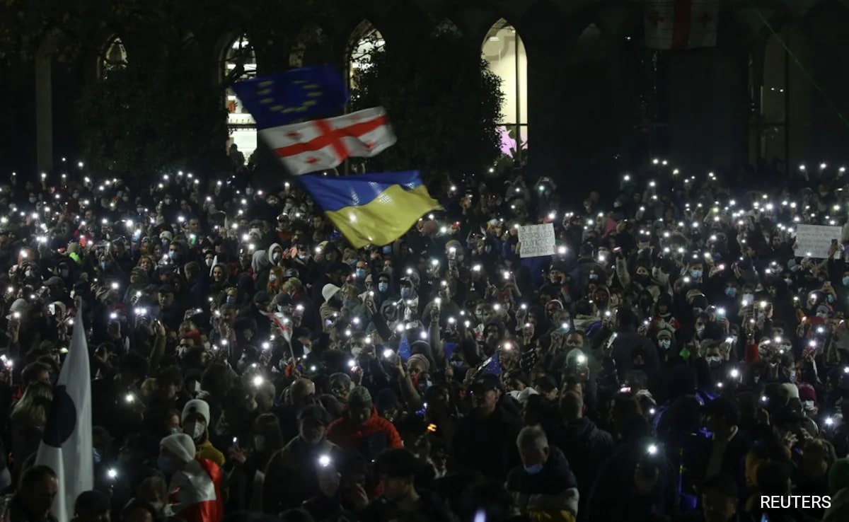 Why Thousands Of Georgians Are Protesting In Tbilisi After EU Bid Halted