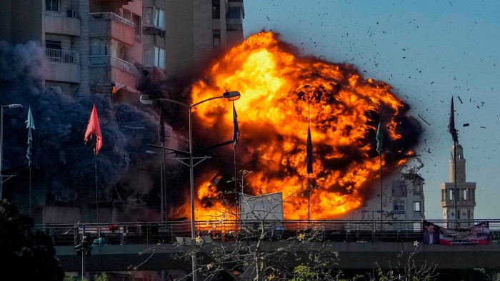 Israeli strike flattens Beirut building as Lebanon bombardment intensifies