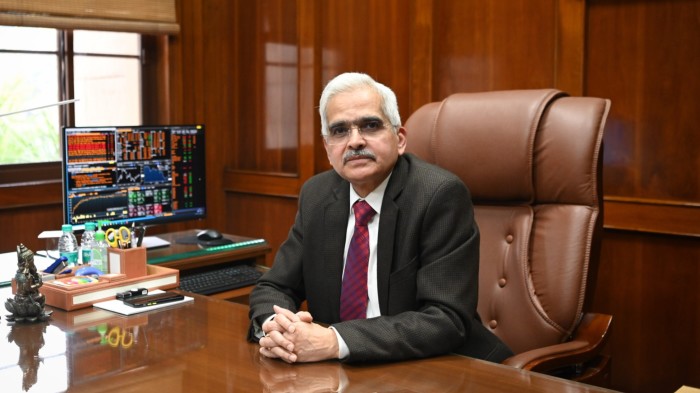 Reserve Bank of India governor Shaktikanta Das