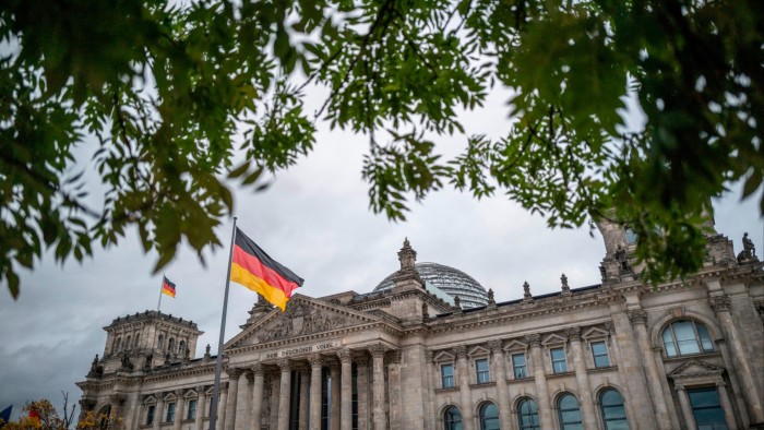 Reichstag building in Berlin, Germany