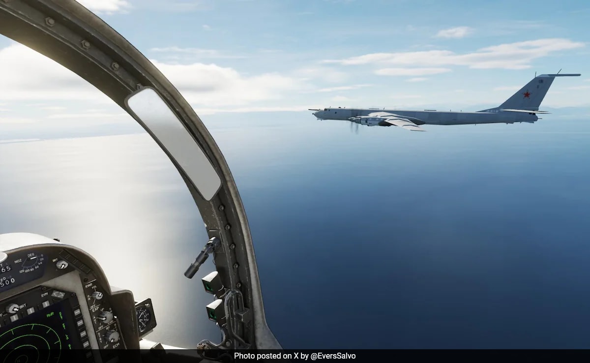 UK Notices Russian Bomber Aircraft, Naval Ships Head Towards It, Scrambles Jets