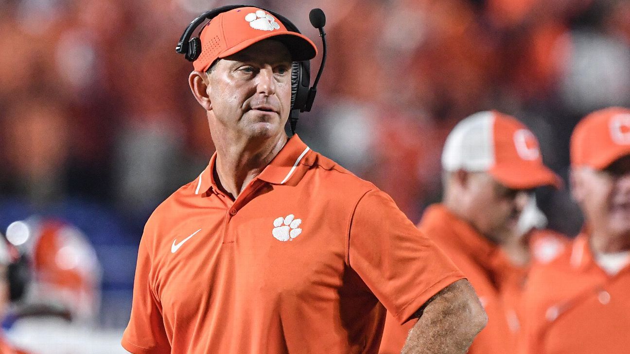 Clemson coach Dabo Swinney blocked from voting in election