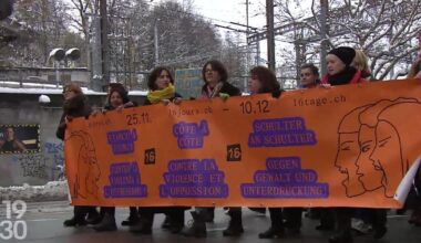 Des milliers de personnes ont manifesté à Berne contre les violences faites aux femmes - rts.ch