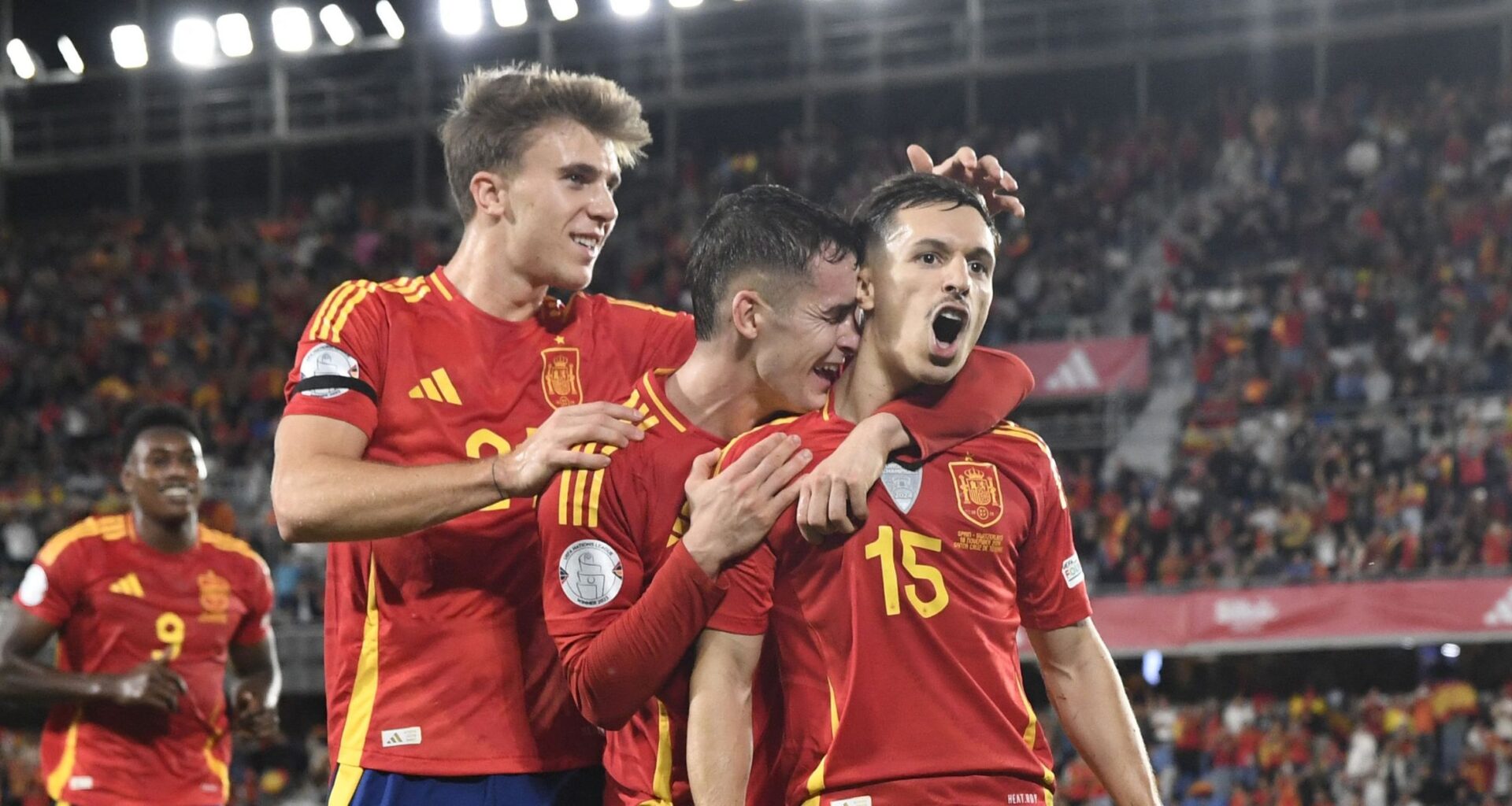 UEFA Nations League: Spain edge Switzerland to finish unbeaten, Conor Bradley helps Northern Ireland to promotion