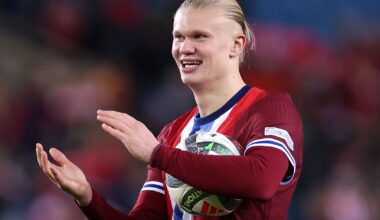 UEFA Nations League: Erling Haaland hat-trick helps Norway secure promotion with five-goal win against Kazakhstan