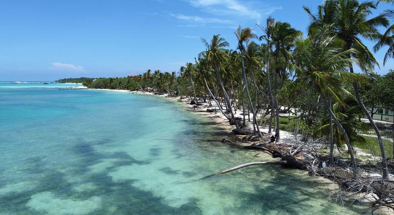 Low-lying archipelagoes like the Maldives are particularly susceptible to the ravages of climate change. Low-lying archipelagoes like the Maldives are particularly susceptible to the ravages of climate change.
