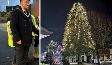 Row after Sinn Féin councillor switches on Christmas lights in Co Antrim village