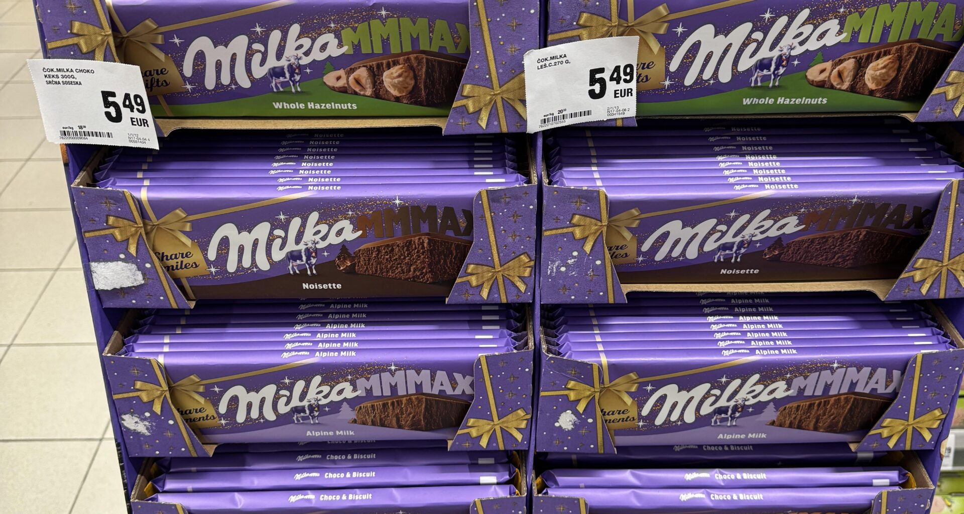 Obvezna dnevna Milka objava