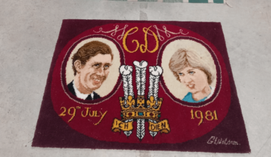 1981 charles and diana rug anyone need?