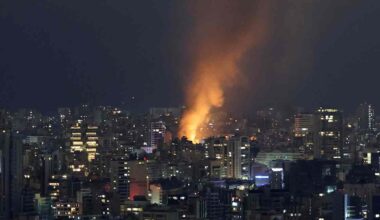 Smoke and fire rise over Beirut, after Israeli air strikes, amid ongoing hostilities between Hezbollah and Israeli forces, as seen from Sin El Fil, Lebanon, October 10, 2024. Photo: REUTERS/Amr Abdallah Dalsh