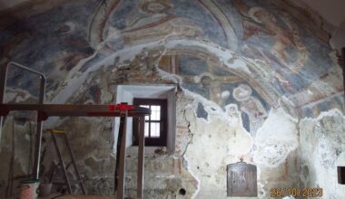 Medieval Frescoes Discovered in Slovakia