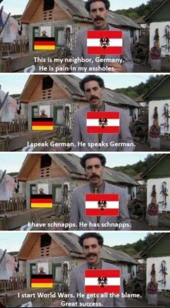Austria’s motto: Start the mess, then ghost the world