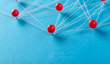 Network with pins