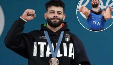 Italian weightlifter won Paris Olympics bronze while on trial for gang rape in Italy