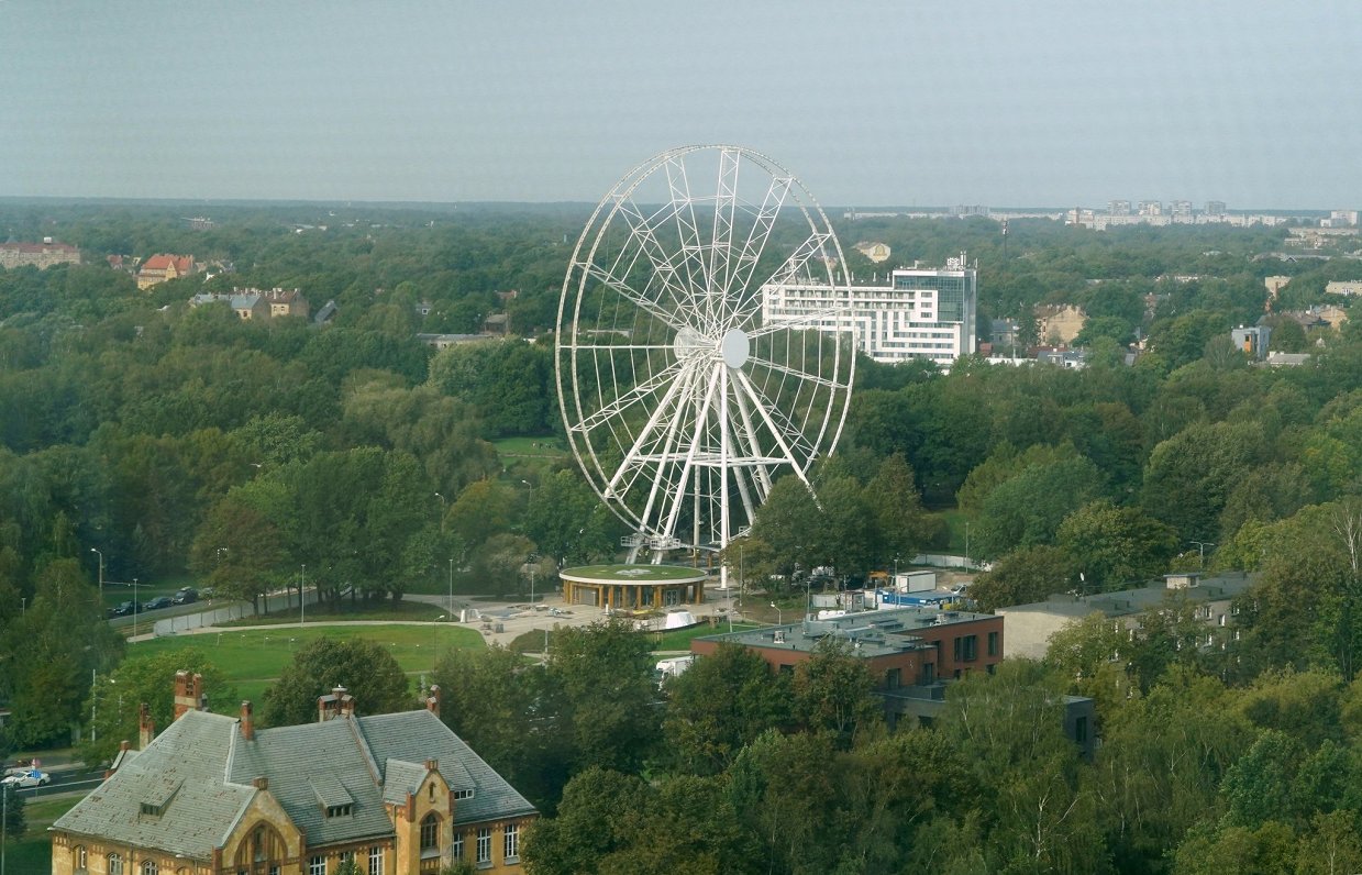 Rīga Ferris wheel expected to open at end of year / Article