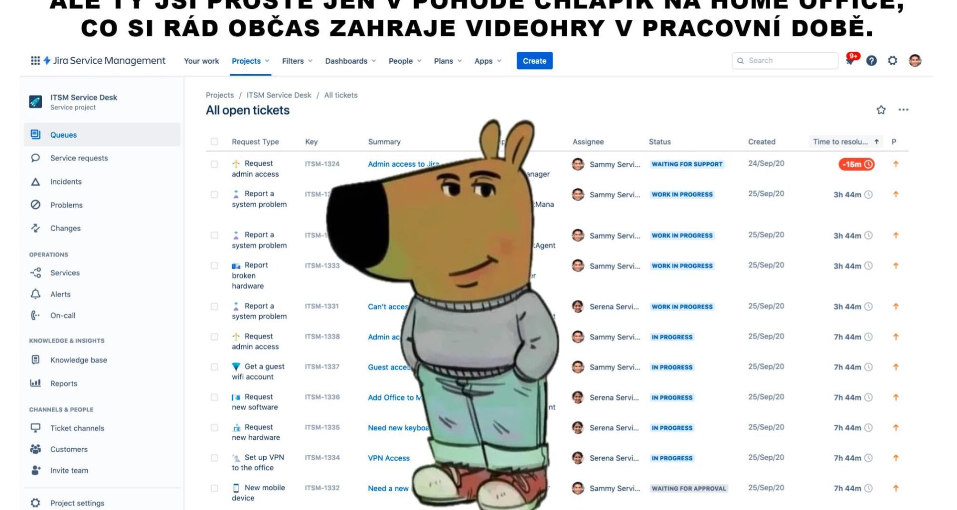 Je to opravdová práce, přísahám!