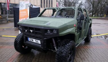 Latvijā ražotais &quot;VR FOX&quot; transportlīdzeklis