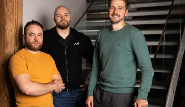 &quot;Jeff&quot; founders Sandris Artemjevs, Toms Niparts and Reinis Tenis