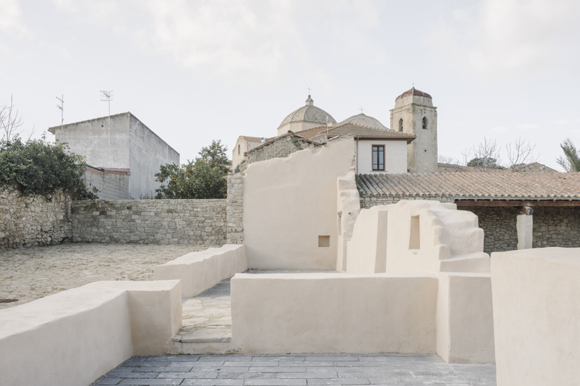 martino picchedda transforms historic sardinian residence into public exhibition space