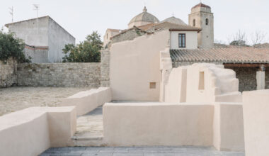 martino picchedda transforms historic sardinian residence into public exhibition space