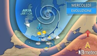La burrasca "artica" sull'Italia: