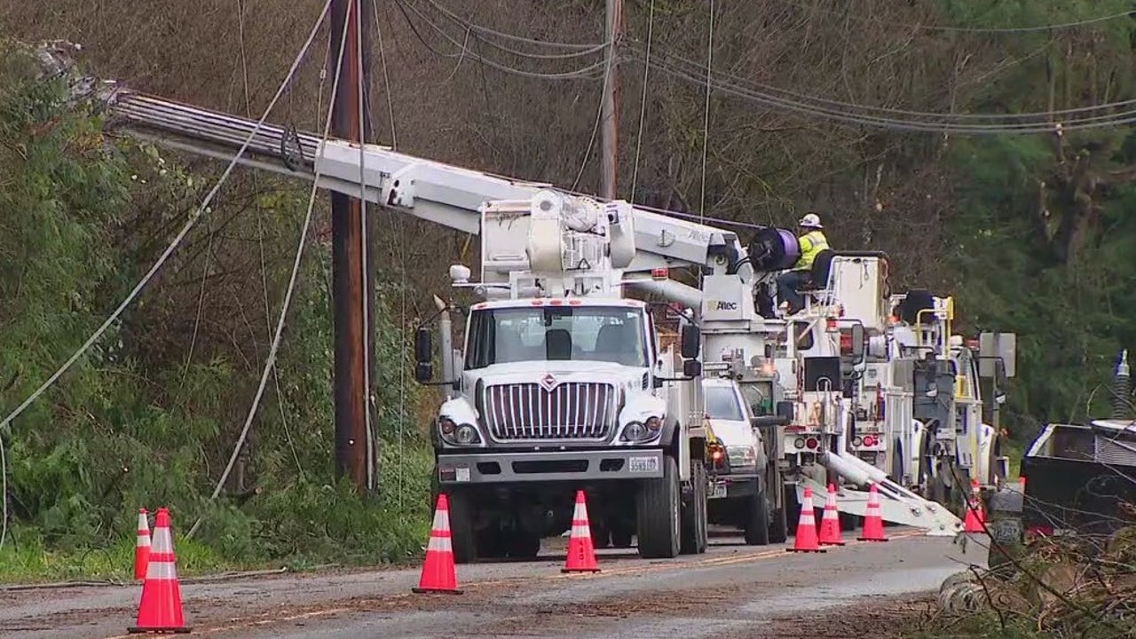 FOX 13 rides along with Puget Sound Energy for outage repairs