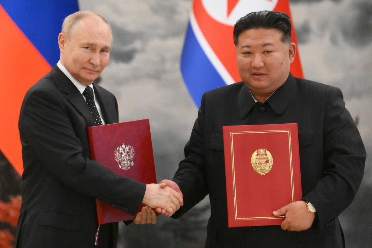 Putin and Kim Jong Un