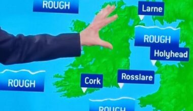 I'm not sure I've ever seen things this rough - must be if Larne are mentioned