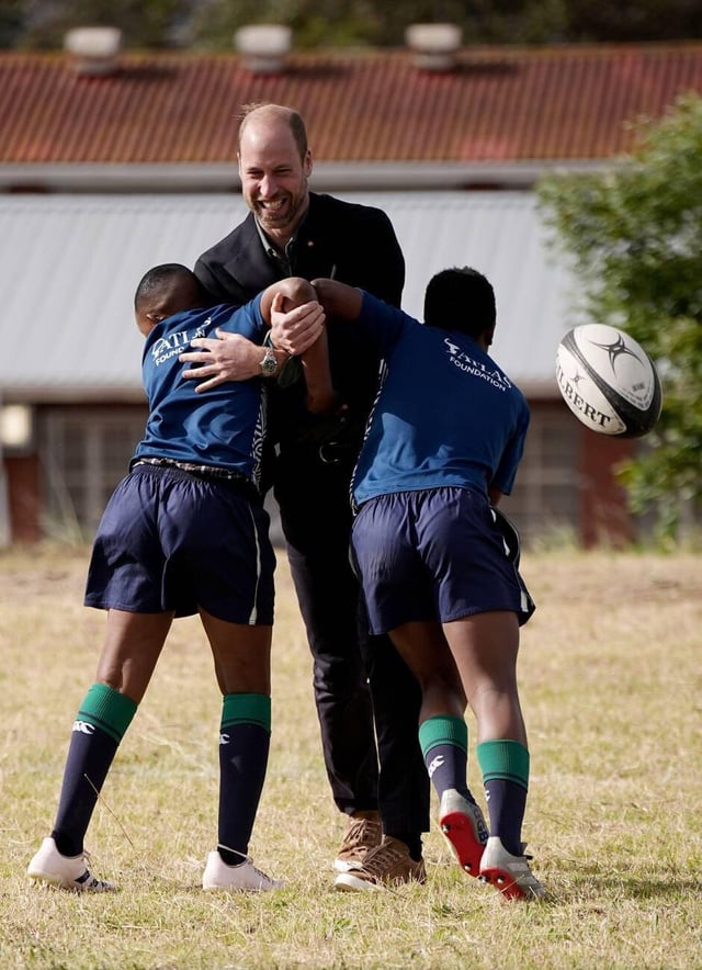 Prince William in South Africa