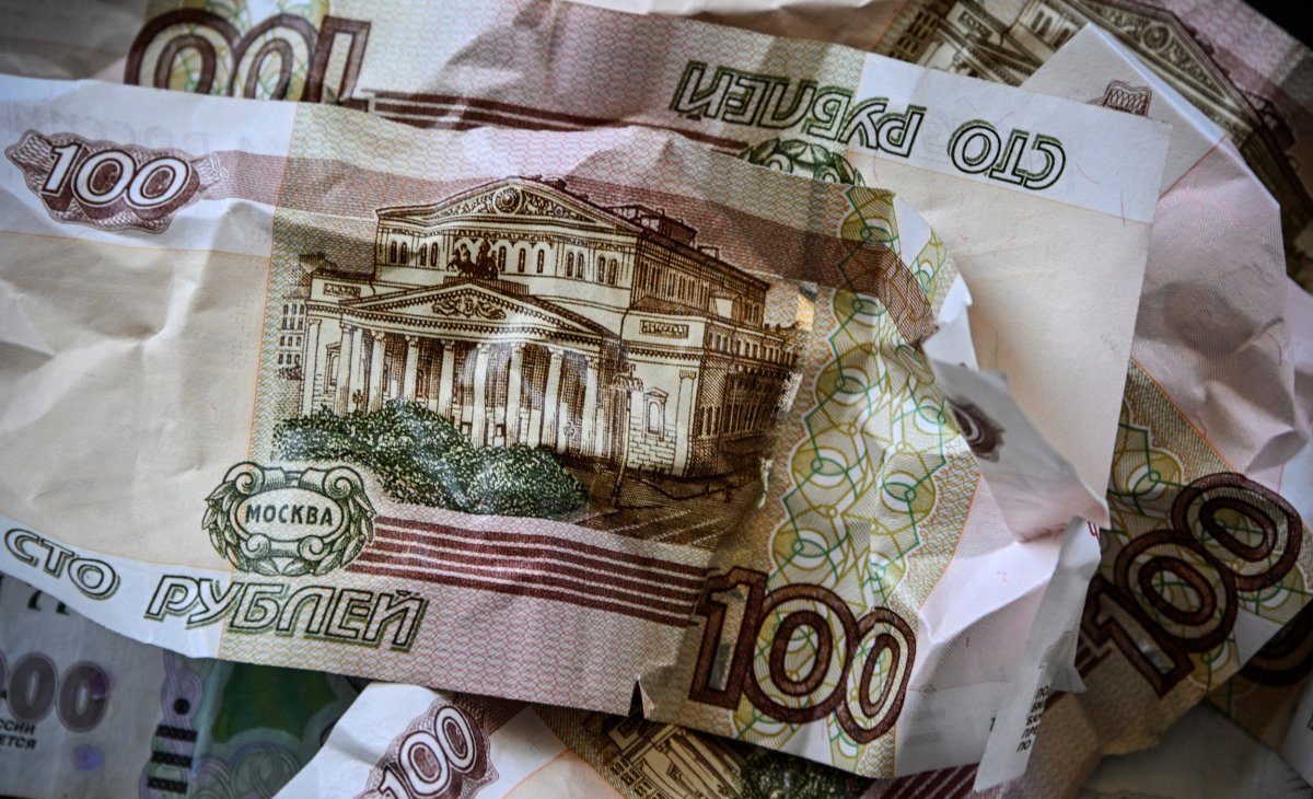 Russian ruble notes