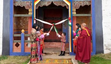Bhutan's Queen Attends Re-opening Ceremony of Wangduechhoeling Palace after decade-long project to restore it.