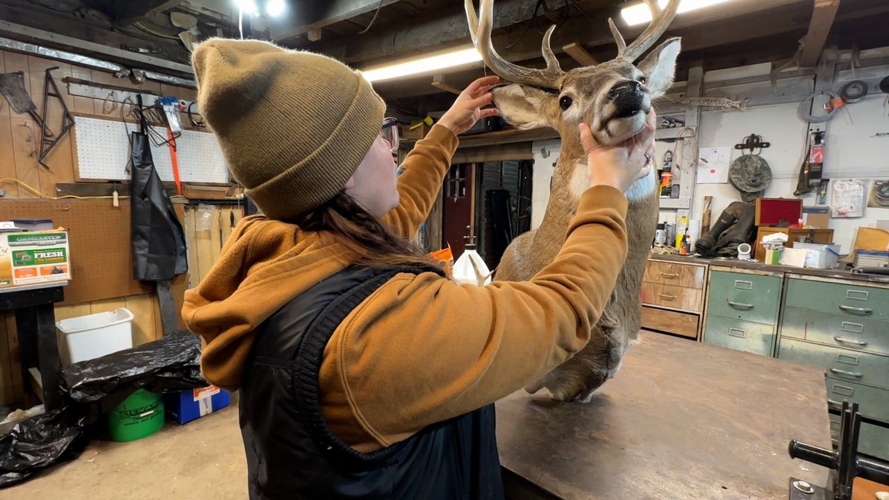 Seguin showing off her first mount
