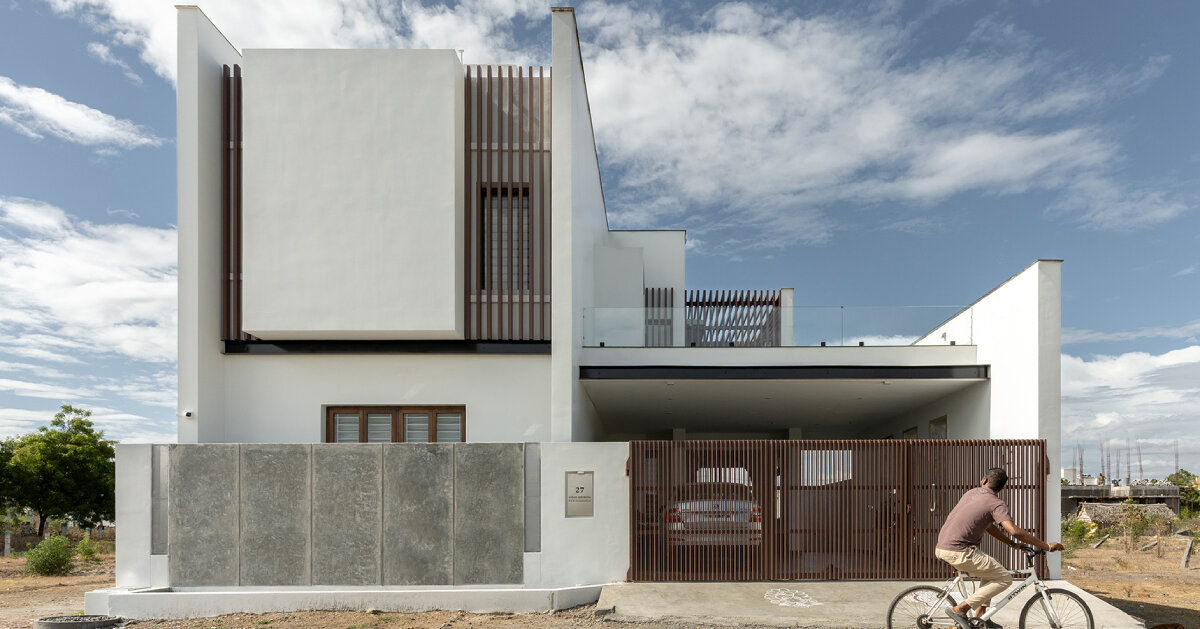 renewable energy and nature weave through the lemonade factory's house in india
