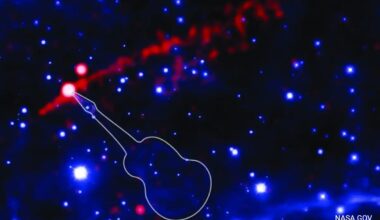 NASA Captures 'Flame-Throwing Guitar' Nebula 'Rocking Out' In Space