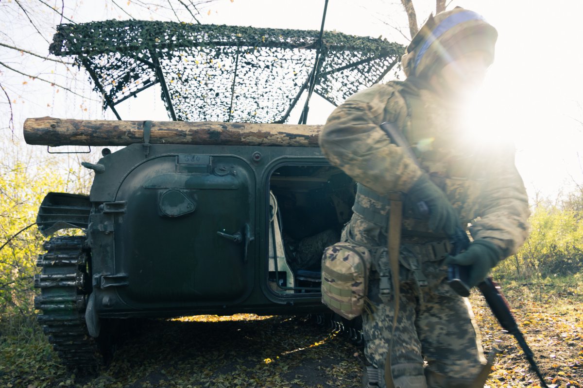 Ukrainian soldier
