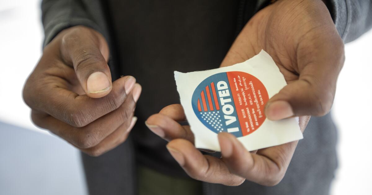 Last-minute guide for voting on election day in California