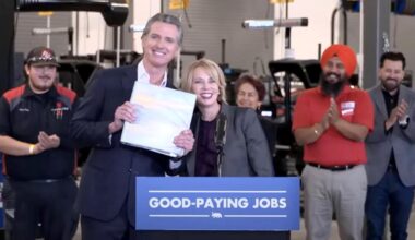 Newsom touts his economic plans in California's conservative regions
